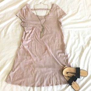 Pale pink T-shirt dress✨